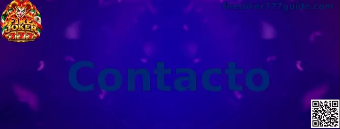 Página de contacto e información de Fire Joker 777