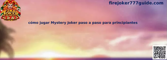 Imagen ilustrativa de Mystery Joker para aprender sus carretes, símbolos y funciones especiales paso a paso