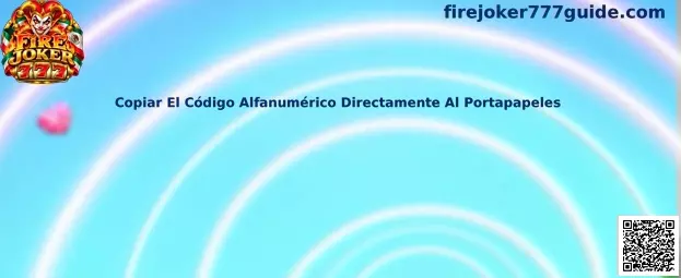 Guía visual para copiar un código alfanumérico directamente al portapapeles