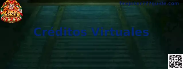 Ilustración de Créditos Virtuales en una demostración de Fire Joker 777